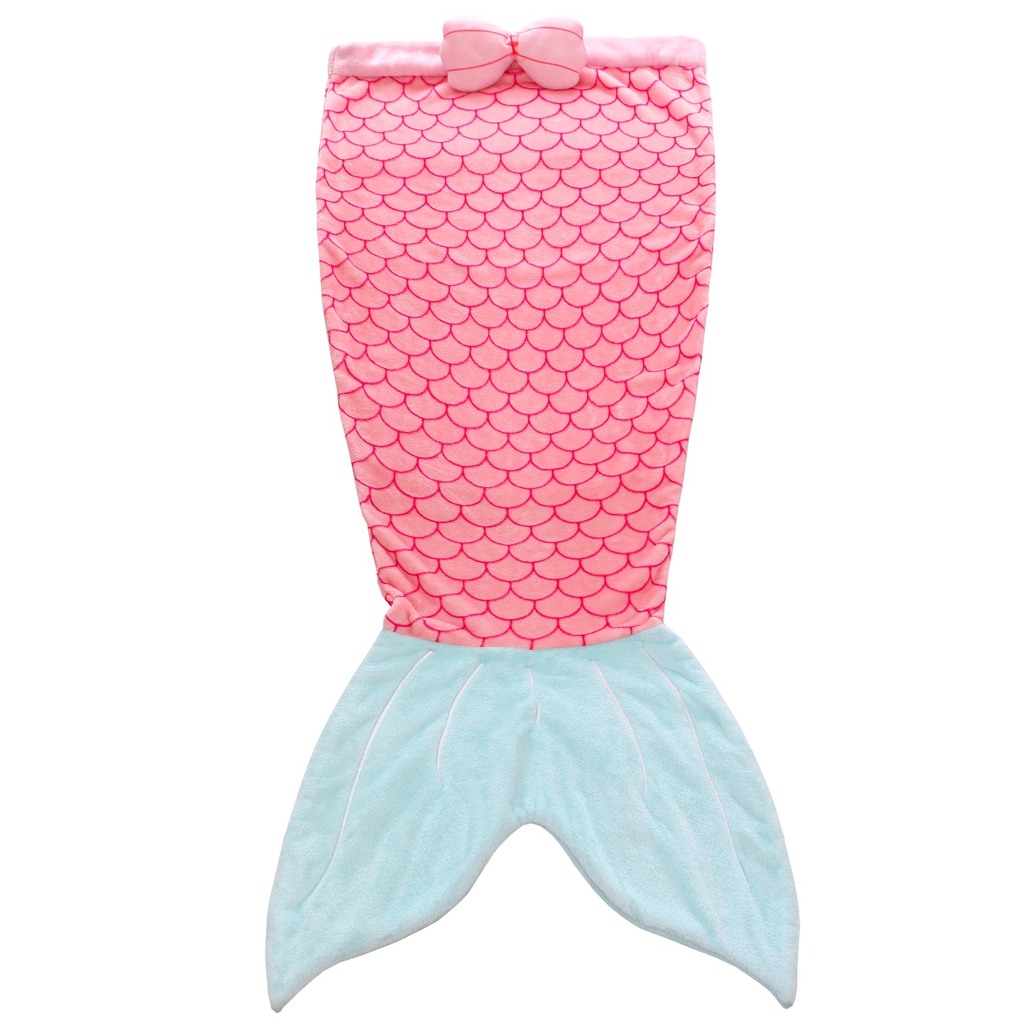 Mermaid Tail Blanket for Girls, Soft Flannel Fleece Plush Snuggle Blanket Mermaid Sleeping Bag for Kids Teen Toddlers, Mermaid Wearable Blankets for Movie Night Sleepovers Camping