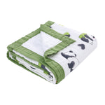 Miracle Baby Muslin Swaddle Blankets, 100% Cotton 6 Layers Baby Blanket 43"x 43" Super Soft Breathable Nursery Receiving Blankets for Boys Girls