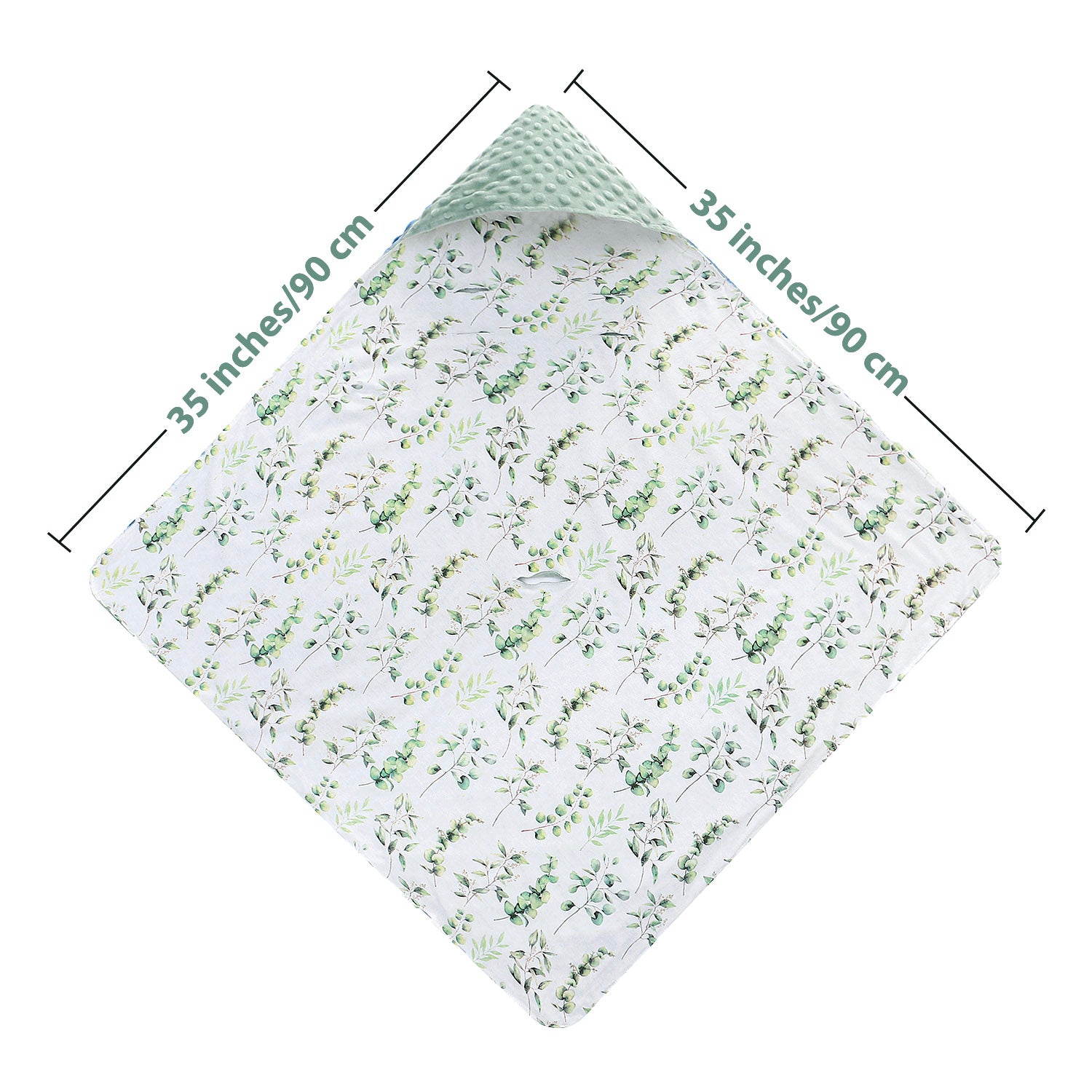 Miracle Baby Car Seat Blanket for Babies, Minky Dot Carseat Swaddle Blankets for Infants Newborn Boys and Girls