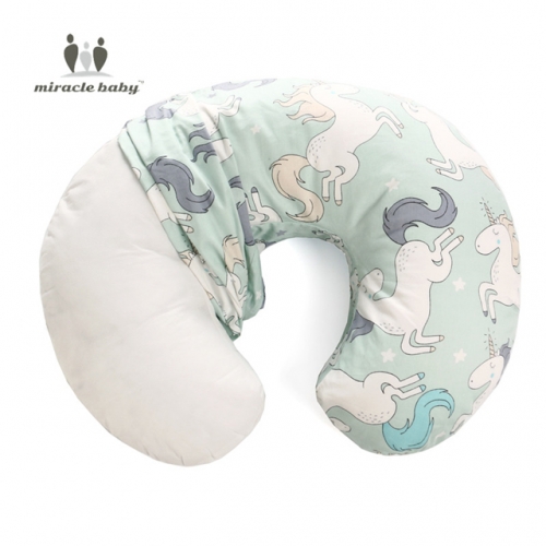 Miracle Baby Nursing Pillow Cover, Pillow Slipcover, Waterproof Breastfeeding Pillow Protective Cover for Mom,Newborn Infant Soft Cotton Feeding Cushi