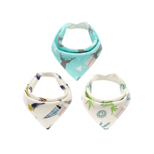 Baby Bandana Drool Bibs,3 Pack Baby Bibs for Boys Girls,Drooling and Teething Bib Set,Super Soft and Absorbent(C3)