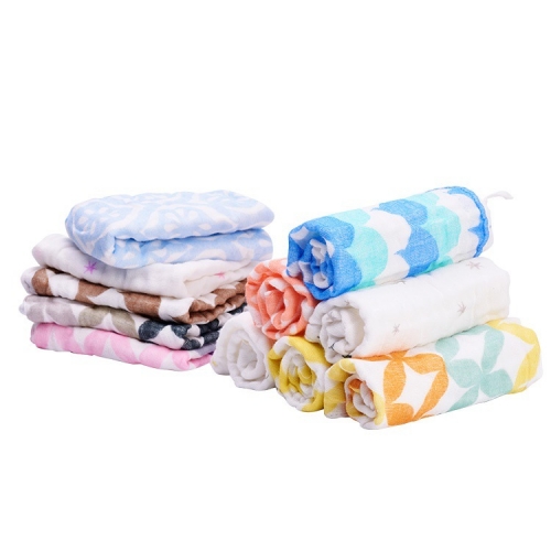 Miracle Baby Muslin Washcloth Natural Muslin Face Cloth Soft Newborn Baby Muslin Face Towel For Sensitive Skin 3 PCS Per Pack