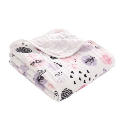 Miracle Baby 2 Layers Muslin Swaddle Blankets Large Cotton Receiving Blanket Nursing Cover 59''x 43'' 110x150cm